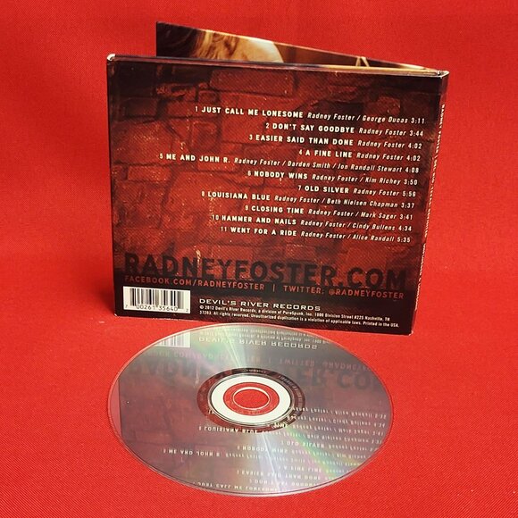 Radney Foster Unplugged & Lonesome CD 2012 Signed - Picture 9 of 9